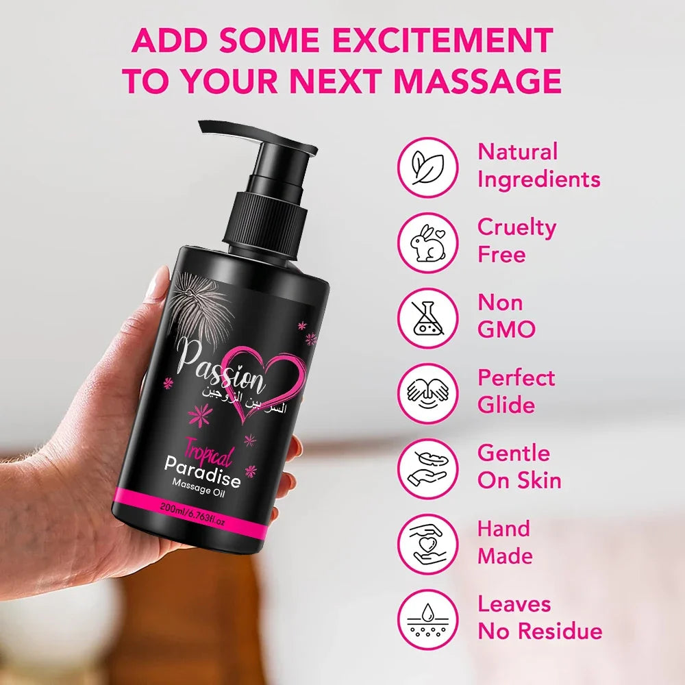 Óleo de Massagem Sensorial Pleasure Pro