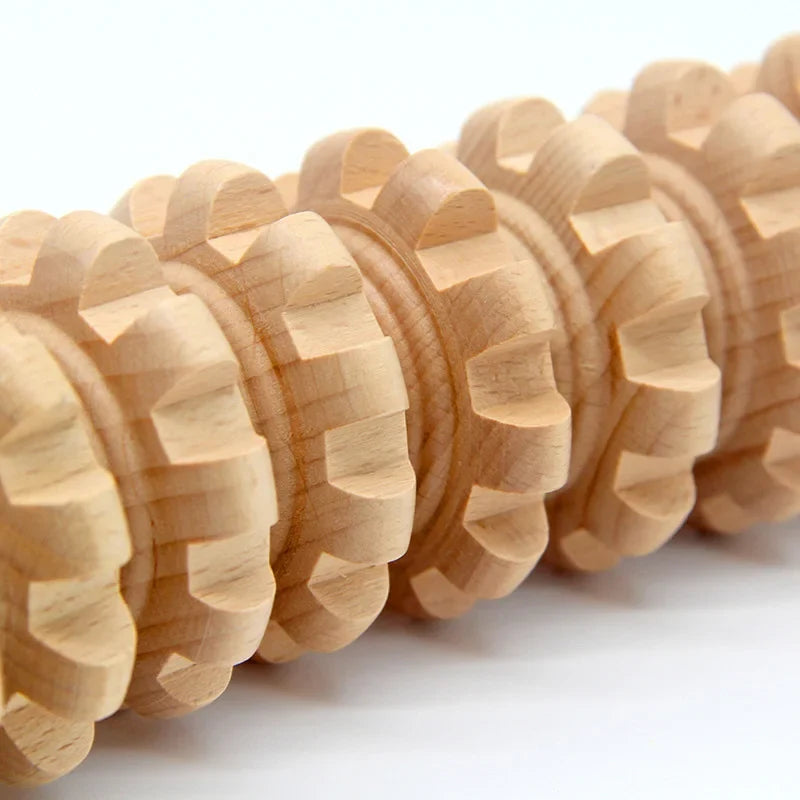 Roller de Massagem Corporal em Madeira Pleasure Pro